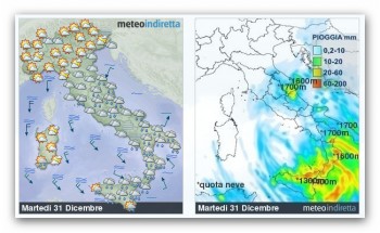 Il tempo tra la fine del 2013 e l’inizio del nuovo anno: che tempo ci aspetta?