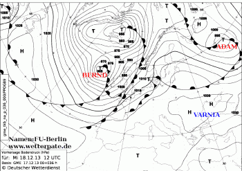 Nord Europa: 5 tempeste entro Natale!