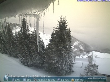 Spolverata su tutto il Nord Ovest, continuano le nevicate sulle Alpi – Webcam