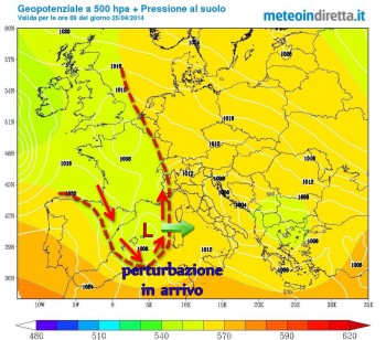 25 Aprile uggioso su tutta Italia: tutti i dettagli ora per ora.