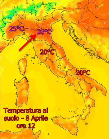 Da Oggi fiammata Africana, breve ma intensa: oltre 25 gradi al Nord.