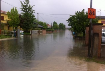 Linea di temporali autorigeneranti nel basso Padovano: oltre 200 mm in poche ore.