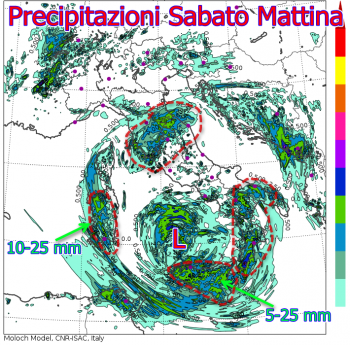 Weekend sotto il segno dell’instabilità: vediamo le zone più a rischio.