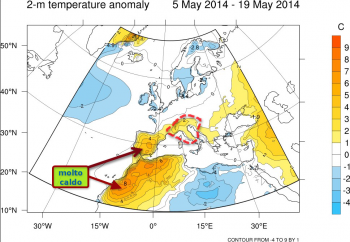 Maggio secco e caldo, ecco le nuove previsioni mensili.