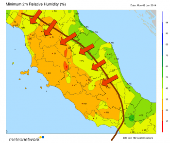 Giornata rovente su tutte le regioni, Toscana e Veneto tra le più calde.