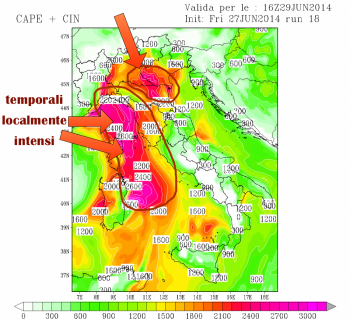 Domenica piogge diffuse al centro Nord, ma attenzione ai temporali