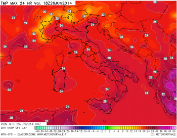 Estate 2014: Prosegue l’altalena termica,con i temporali,temperature di nuovo in calo.