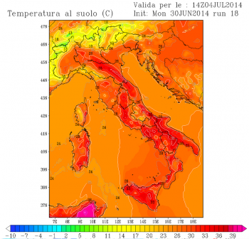 Meteo Italia: Al nord instabile con temporali, al sud gran caldo in arrivo.