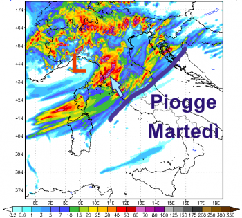 Piogge e temporali intensi, a rischio Toscana e regioni Centro-Settentrionali