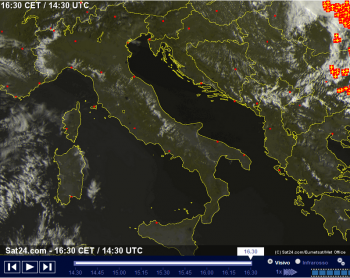 Anticiclone abbraccia tutta l’Italia,punte di 35° in Sardegna e al Sud.