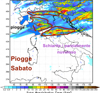 Breve passata di piogge al Nord, ma il miglioramento è già in vista