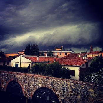 Nubifragi in Alta Toscana, genesi e direzione delle celle temporalesche