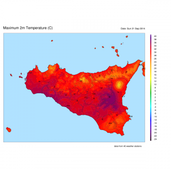 Sardegna e Sicilia tra le più calde in Europa