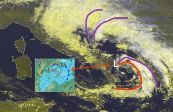 Goccia fredda sulle regioni Meridionali, ma domani peggiora nuovamente al Nord