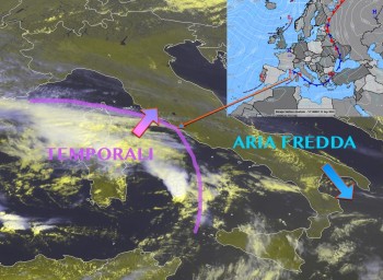 E dopo l’aria Artica? Italia ancora divisa tra goccia fredda e Azzorre