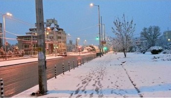 Neve in Romania e Bulgaria. [FOTO]