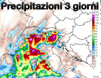 Piogge in arrivo a partire da stasera, situazione rischiosa al Nord-Ovest!