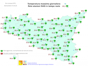 Palermo oltre i 30°C oggi, quasi superati alcuni record storici