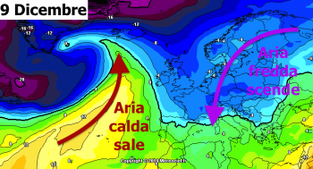 Finalmente arriva l’inverno per l’Immacolata…ma nessuna ondata di gelo!