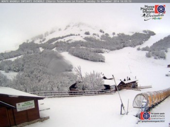 Neve sugli Appennini, la prima della stagione invernale [FOTO]