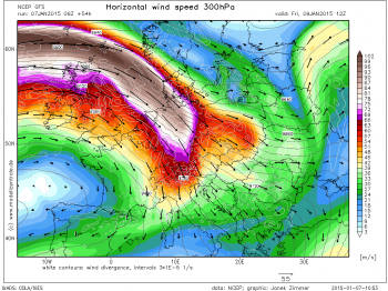 Ecco l'”autostrada” Atlantica del jet-stream, bel tempo e caldo inarrestabili sul Mediterraneo