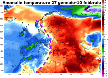 Ultime due settimane fredde in Europa, ma la tendenza annuale è sempre in aumento