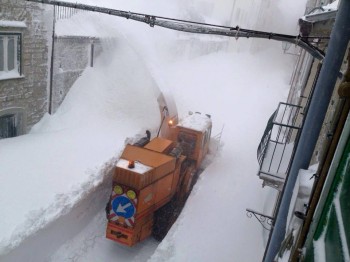 Accumuli impressionanti sull’Appennino Abruzzese e Molisano, tutta colpa del vento [FOTO]