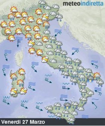 Previsioni meteo della settimana