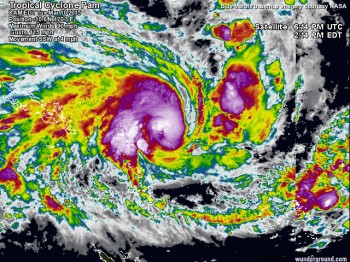 Uragano di massima categoria, nell’emisfero australe l’estate termina col botto