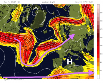 Torna l’alta pressione nel Mediterraneo, bel tempo e caldo primaverile in vista