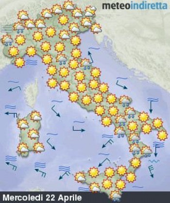 Previsioni meteo settimana