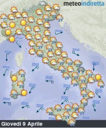 Previsioni meteo settimana