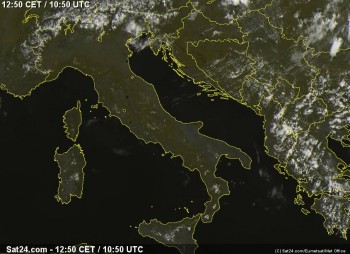 Aria calda sulla penisola, massime già abbondantemente oltre i 30 gradi