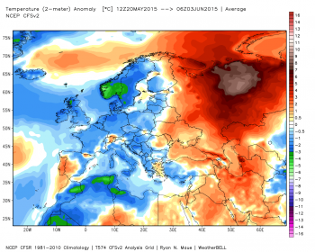 Ultime settimane molto calde in Asia, fresche in Europa