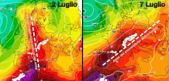 Aria calda ripiega sul Mediterraneo, ora non si scherza più…