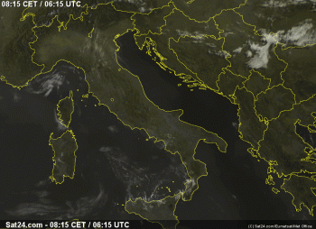 Buongiorno Italia,ecco il tempo in atto questa Domenica