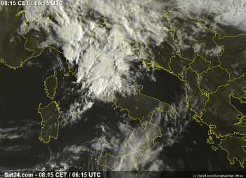 Buongiorno Italia,ecco il tempo in atto questo Mercoledì 19 Agosto 2015