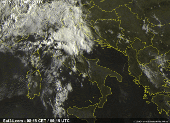 Buongiorno Italia,ecco il tempo in atto questo Lunedì 24 Agosto 2015