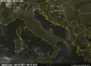 Buongiorno Italia,ecco il tempo in atto questo Venerdì 28 Agosto 2015