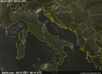 Buongiorno Italia,ecco il tempo in atto questo Lunedì 31 Agosto 2015