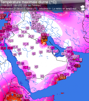 Fresco in Italia, caldo in Spagna, 50 gradi in Medio Oriente