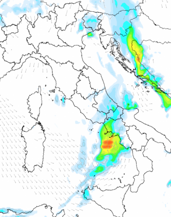 Maltempo con piogge e temporali