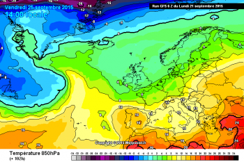 Tendenza meteo a 15 giorni,dal 22 Settembre al 6 Ottobre