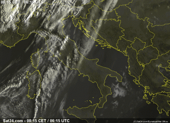 Buongiorno Italia,ecco il tempo in atto questo Venerdì 18 Settembre 2015