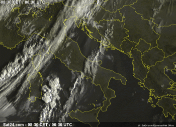 Buongiorno Italia,ecco il tempo in atto questo Sabato 19 Settembre 2015