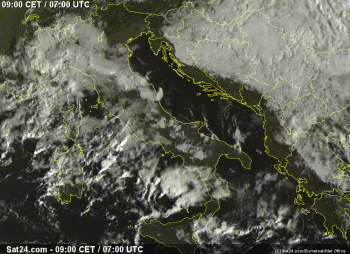 Buongiorno Italia,ecco il tempo in atto questo Martedì 29 Settembre 2015