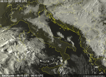 Buongiorno Italia,ecco il tempo in atto questo Mercoledì 30 Settembre 2015