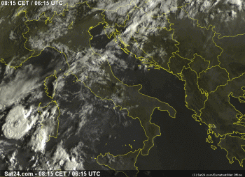 Buongiorno Italia,ecco il tempo in atto questo Venerdì 4 Settembre 2015