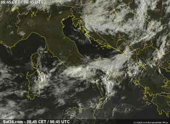 Buongiorno Italia,ecco il tempo in atto questa Domenica 6 Settembre 2015