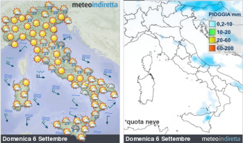 Tempo in netto miglioramento, Domenica con sole su molte regioni